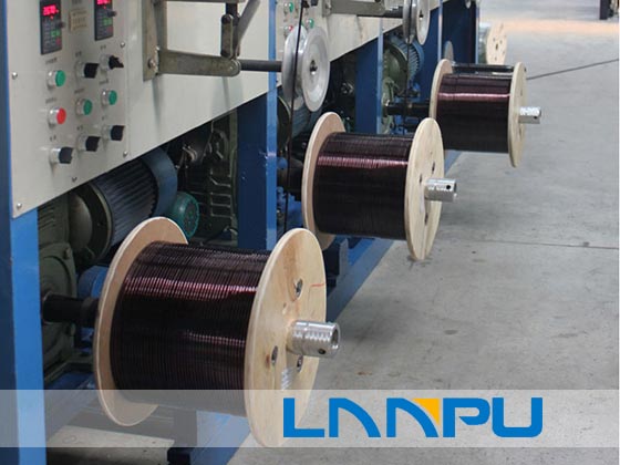 enameled flat aluminum wire machine