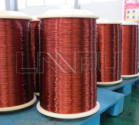 solid, h class enameled copper winding wire