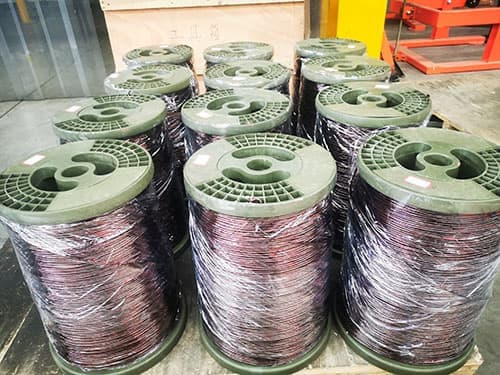 Enameled wire production process