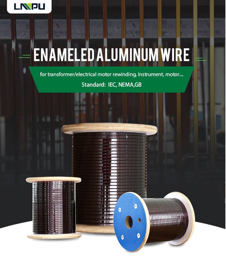 AWG to mm electrical enameled aluminum wire