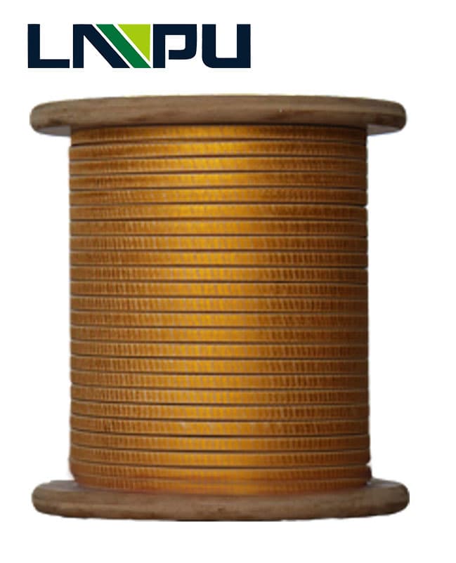 Fiberglass Covered Insulated rectangular Aluminum Wire