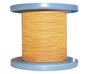 Double Glass-fiber Covered enameled flat wire aluminum