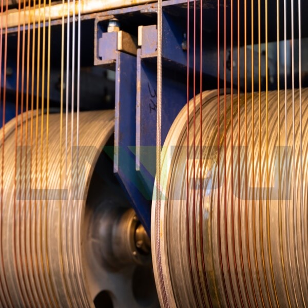 Polyester film covered wire for transformer