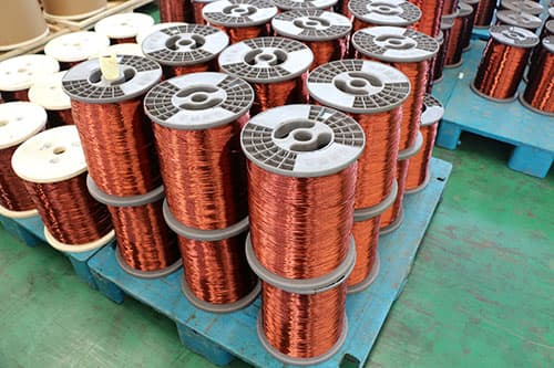 QZ-1/130 thin paint film polyester enamelled round copper wire