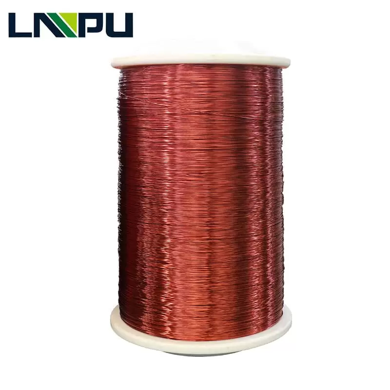 Withstand voltage 4kV double layer polyimide-fluorine 46 composite film wrapped round copper wire